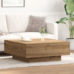 Berkfield Home Coffee Table Artisan Oak 80x80x31 cm Engineered Wood in Brown Size: 80 x 80 x 31 cm Brown 80 x 80 x 31 cm Berkfield Home Coffee Table Artisan Oak 80x80x31 cm Engineered Wood in Brown Size: 80 x 80 x 31 cm Brown 80 x 80 x 31 cm