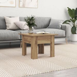 Berkfield Home Coffee Table Artisan oak 55 x 55 x 42 cm Engineered wood in Brown Brown 55 x 55 x 42 cm Berkfield Home Coffee Table Artisan oak 55 x 55 x 42 cm Engineered wood in Brown Brown 55 x 55 x 42 cm