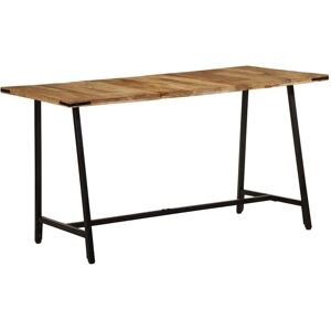 Berkfield Home Dining Table 140x70x75 cm Solid Wood Mango in Brown Size: 140 x 70 x 75 cm Brown 140 x 70 x 75 cm Berkfield Home Dining Table 140x70x75 cm Solid Wood Mango in Brown Size: 140 x 70 x 75 cm Brown 140 x 70 x 75 cm