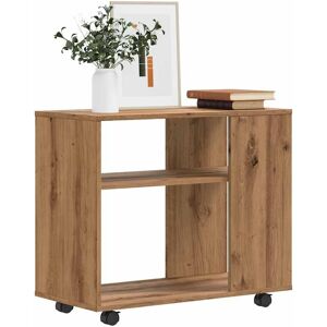 Berkfield Home Side Table Artisan Oak 70x35x55 cm Engineered Wood in Brown Size: 70 x 35 x 55 cm Brown 70 x 35 x 55 cm Berkfield Home Side Table Artisan Oak 70x35x55 cm Engineered Wood in Brown Size: 70 x 35 x 55 cm Brown 70 x 35 x 55 cm