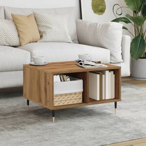 Berkfield Home Coffee Table Artisan Oak 60x50x36.5 cm Engineered Wood in Brown Brown 60x50x36.5 cm Berkfield Home Coffee Table Artisan Oak 60x50x36.5 cm Engineered Wood in Brown Brown 60x50x36.5 cm