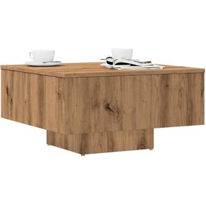 Berkfield Home Coffee Table Artisan Oak 60x60x31.5 cm Engineered Wood in Brown Brown 60x60x31.5 cm Berkfield Home Coffee Table Artisan Oak 60x60x31.5 cm Engineered Wood in Brown Brown 60x60x31.5 cm
