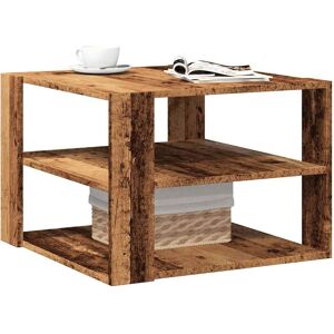 Berkfield Home Coffee Table Old Wood 58x58x40 cm Engineered Wood in Brown Size: 58 x 58 x 40 cm Brown 58 x 58 x 40 cm Berkfield Home Coffee Table Old Wood 58x58x40 cm Engineered Wood in Brown Size: 58 x 58 x 40 cm Brown 58 x 58 x 40 cm