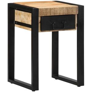 Berkfield Home Side Table 35x35x50 cm Solid Rough Wood Mango in Brown Size: 35 x 35 x 50 cm Brown 35 x 35 x 50 cm Berkfield Home Side Table 35x35x50 cm Solid Rough Wood Mango in Brown Size: 35 x 35 x 50 cm Brown 35 x 35 x 50 cm