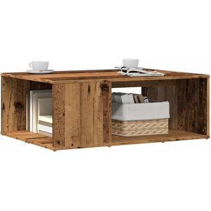 Berkfield Home Coffee Table Old Wood 90x67x33 cm Engineered Wood in Brown Size: 90 x 67 x 33 cm Brown 90 x 67 x 33 cm Berkfield Home Coffee Table Old Wood 90x67x33 cm Engineered Wood in Brown Size: 90 x 67 x 33 cm Brown 90 x 67 x 33 cm