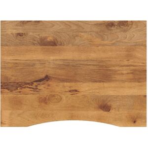 Berkfield Home Desk Top with Curve 110x80x2.5 cm Solid Wood Rough Mango in Brown Brown 110x80x2.5 cm Berkfield Home Desk Top with Curve 110x80x2.5 cm Solid Wood Rough Mango in Brown Brown 110x80x2.5 cm