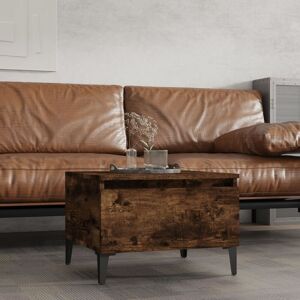 Berkfield Home Side Table Smoked Oak 50x46x35 cm Engineered Wood in Brown Size: 50 x 46 x 35 cm Brown 50 x 46 x 35 cm Berkfield Home Side Table Smoked Oak 50x46x35 cm Engineered Wood in Brown Size: 50 x 46 x 35 cm Brown 50 x 46 x 35 cm