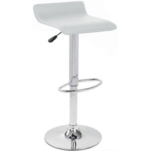 netfurniture Baconey Adjustable Breakfast Bar Stool - White White netfurniture Baconey Adjustable Breakfast Bar Stool - White White