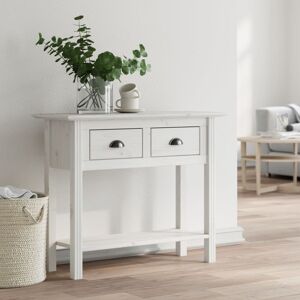 Berkfield Home Console Table BODO White 90x34.5x73 cm Solid Wood Pine White 90x34.5x73 cm Berkfield Home Console Table BODO White 90x34.5x73 cm Solid Wood Pine White 90x34.5x73 cm