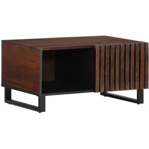 Berkfield Home Coffee Table Brown 80x51x40 cm Solid Wood Mango Size: 80 x 51 x 40 cm Brown 80 x 51 x 40 cm Berkfield Home Coffee Table Brown 80x51x40 cm Solid Wood Mango Size: 80 x 51 x 40 cm Brown 80 x 51 x 40 cm