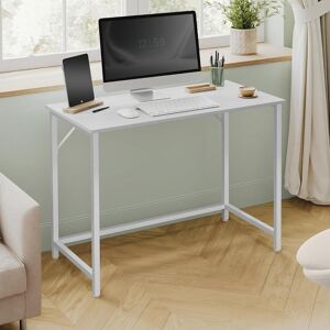 VASAGLE Computer Desk Office Table Study Bedroom Living Room in White White VASAGLE Computer Desk Office Table Study Bedroom Living Room in White White