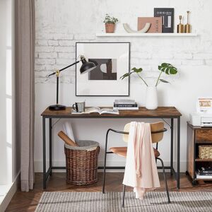 VASAGLE Extra Large Computer Desk Office Table Study Bedroom in Brown Brown VASAGLE Extra Large Computer Desk Office Table Study Bedroom in Brown Brown