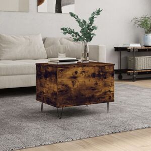 Berkfield Home Coffee Table Smoked Oak 60x44.5x45 cm Engineered Wood in Brown Brown 60x44.5x45 cm Berkfield Home Coffee Table Smoked Oak 60x44.5x45 cm Engineered Wood in Brown Brown 60x44.5x45 cm
