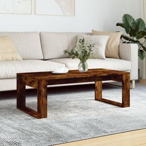 Berkfield Home Coffee Table Smoked Oak 102x50x35 cm Engineered Wood in Brown Size: 102 x 50 x 35 cm Brown 102 x 50 x 35 cm Berkfield Home Coffee Table Smoked Oak 102x50x35 cm Engineered Wood in Brown Size: 102 x 50 x 35 cm Brown 102 x 50 x 35 cm