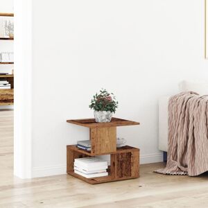 Berkfield Home Side Table Old Wood Wood 40x40x40 cm Storage End Table Square in Brown Size: 40 x 40 x 40 cm Brown 40 x 40 x 40 cm Berkfield Home Side Table Old Wood Wood 40x40x40 cm Storage End Table Square in Brown Size: 40 x 40 x 40 cm Brown 40 x 40 x 40 cm
