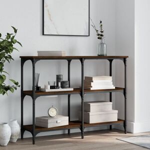 Berkfield Home Console Table Brown Oak 100x29x75 cm Engineered Wood Size: 100 x 29 x 75 cm Brown 100 x 29 x 75 cm Berkfield Home Console Table Brown Oak 100x29x75 cm Engineered Wood Size: 100 x 29 x 75 cm Brown 100 x 29 x 75 cm