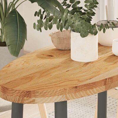 Berkfield Home Table Top Light Brown 80x40x4 cm Solid Wood Oak Oval Size: 80 x 40 x 4 cm Brown 80 x 40 x 4 cm Berkfield Home Table Top Light Brown 80x40x4 cm Solid Wood Oak Oval Size: 80 x 40 x 4 cm Brown 80 x 40 x 4 cm