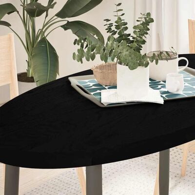 Berkfield Home Table Top Dark Brown 120x60x4 cm Solid Wood Oak Oval Size: 120 x 60 x 4 cm Brown 120 x 60 x 4 cm Berkfield Home Table Top Dark Brown 120x60x4 cm Solid Wood Oak Oval Size: 120 x 60 x 4 cm Brown 120 x 60 x 4 cm