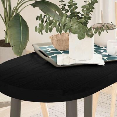 Berkfield Home Table Top Dark Brown 80x40x4 cm Solid Wood Oak Oval Size: 80 x 40 x 4 cm Brown 80 x 40 x 4 cm Berkfield Home Table Top Dark Brown 80x40x4 cm Solid Wood Oak Oval Size: 80 x 40 x 4 cm Brown 80 x 40 x 4 cm