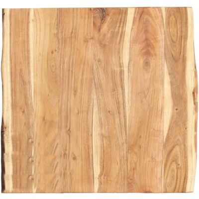 Berkfield Home Table Top Solid Acacia Wood 58x(50-60)x3.8 cm in Brown Brown 58x(50-60)x3.8 cm Berkfield Home Table Top Solid Acacia Wood 58x(50-60)x3.8 cm in Brown Brown 58x(50-60)x3.8 cm