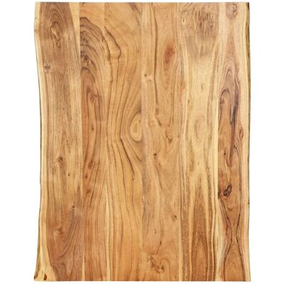 Berkfield Home Table Top Solid Acacia Wood 80x(50-60)x2.5 cm in Brown Brown 80x(50-60)x2.5 cm Berkfield Home Table Top Solid Acacia Wood 80x(50-60)x2.5 cm in Brown Brown 80x(50-60)x2.5 cm