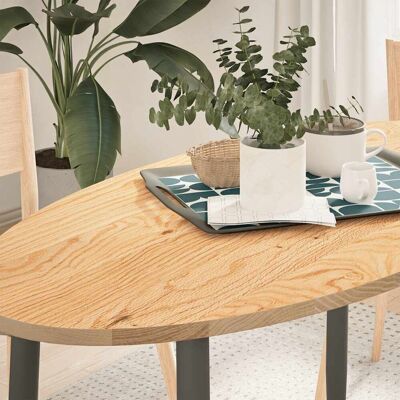Berkfield Home Table Top 120x60x2 cm Solid Wood Oak Oval in Brown Size: 120 x 60 x 2 cm Brown 120 x 60 x 2 cm Berkfield Home Table Top 120x60x2 cm Solid Wood Oak Oval in Brown Size: 120 x 60 x 2 cm Brown 120 x 60 x 2 cm