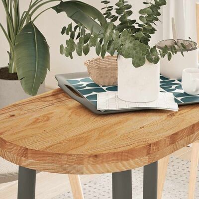 Berkfield Home Table Top Light Brown 80x40x4 cm Solid Wood Oak Oval Size: 80 x 40 x 4 cm Brown 80 x 40 x 4 cm Berkfield Home Table Top Light Brown 80x40x4 cm Solid Wood Oak Oval Size: 80 x 40 x 4 cm Brown 80 x 40 x 4 cm