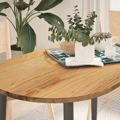 Berkfield Home Table Top Light Brown 120x60x2 cm Solid Wood Oak Oval in Grey Size: 120 x 60 x 2 cm Grey 120 x 60 x 2 cm Berkfield Home Table Top Light Brown 120x60x2 cm Solid Wood Oak Oval in Grey Size: 120 x 60 x 2 cm Grey 120 x 60 x 2 cm
