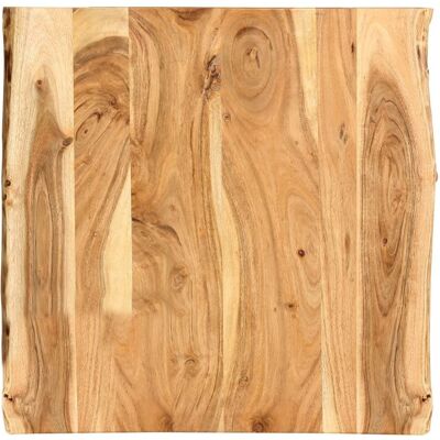 Berkfield Home Table Top Solid Acacia Wood 58x(50-60)x2.5 cm in Brown Brown 58x(50-60)x2.5 cm Berkfield Home Table Top Solid Acacia Wood 58x(50-60)x2.5 cm in Brown Brown 58x(50-60)x2.5 cm