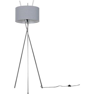 ValueLights Crawford Tripod Silver Floor Lamp