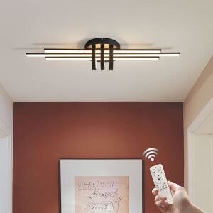 Garwarm Dimmable Ceiling Lighting Fixture, 40W, Black Black Garwarm Dimmable Ceiling Lighting Fixture, 40W, Black Black