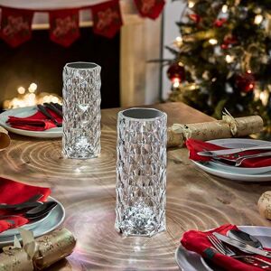 mysmartbuy Faceted Candle Touch Control Lamp - USB Rechargeable Portable Dimmable & Colour Changing Indoor Home Light - H22.5 x 9cm Diameter Clear 22.5 x 9 cm mysmartbuy Faceted Candle Touch Control Lamp - USB Rechargeable Portable Dimmable & Colour Changing Indoor Home Light - H22.5 x 9cm Diameter Clear 22.5 x 9 cm