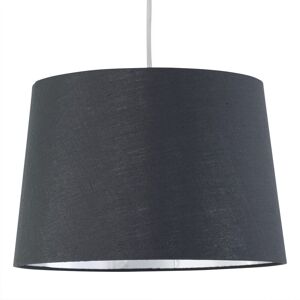 First Choice Lighting Zoey - Grey with Silver Inner 28cm Easy Fit Pendant or Lamp Shade Grey First Choice Lighting Zoey - Grey with Silver Inner 28cm Easy Fit Pendant or Lamp Shade Grey