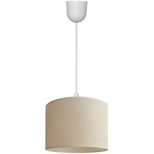 Netlighting Alba Cylindrical Pendant Ceiling Light - Ecru White - 20cm Netlighting Alba Cylindrical Pendant Ceiling Light - Ecru White - 20cm
