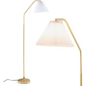 Costway 66" Arc Floor Lamp Modern Standing Lamp w/ Adjustable Lamp Head in Gold Gold Costway 66" Arc Floor Lamp Modern Standing Lamp w/ Adjustable Lamp Head in Gold Gold