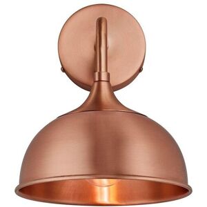 Industville Chelsea Dome Wall Light, 8 Inch, Copper, Copper Holder Copper Industville Chelsea Dome Wall Light, 8 Inch, Copper, Copper Holder Copper
