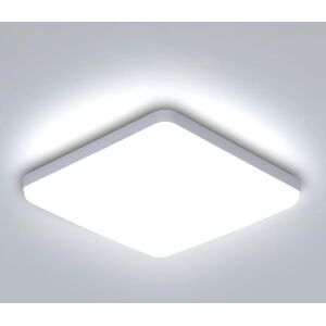 COMELY LED Ceiling Lights, 36 W Square Ultra Slim LED Panel Light, 6500K in White White COMELY LED Ceiling Lights, 36 W Square Ultra Slim LED Panel Light, 6500K in White White