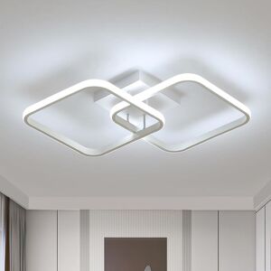 COMELY LED ceiling light, 42W Modern Lighting Square Ceiling Light, 6500K in White White COMELY LED ceiling light, 42W Modern Lighting Square Ceiling Light, 6500K in White White