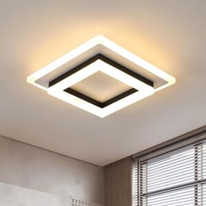 COMELY LED Ceiling Light, 24W Modern Square Ceiling Lamp, Warm White 3000K Multicolor COMELY LED Ceiling Light, 24W Modern Square Ceiling Lamp, Warm White 3000K Multicolor