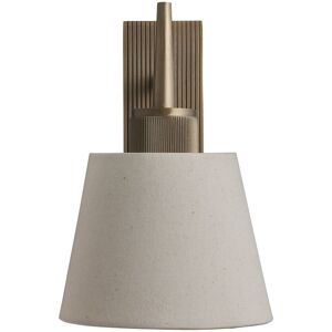 Industville Henley Wall Light - Natural Cotton Shade in Metallic Gold Size: Medium Metallic Gold Medium Industville Henley Wall Light - Natural Cotton Shade in Metallic Gold Size: Medium Metallic Gold Medium