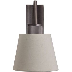 Industville Henley Wall Light - Natural Cotton Shade in Bronze Size: Medium Bronze Medium Industville Henley Wall Light - Natural Cotton Shade in Bronze Size: Medium Bronze Medium