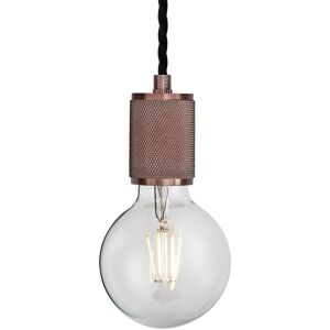 Industville Knurled Edison Pendant Light - 1 Wire in Bronze Size: Small Bronze Small Industville Knurled Edison Pendant Light - 1 Wire in Bronze Size: Small Bronze Small