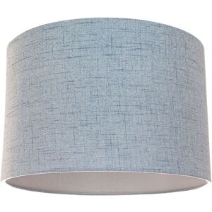 Happy Homewares Contemporary & Elegant Textured Linen Fabric Lamp Shade in Blue Size: 12 inches Blue 12 inches Happy Homewares Contemporary & Elegant Textured Linen Fabric Lamp Shade in Blue Size: 12 inches Blue 12 inches