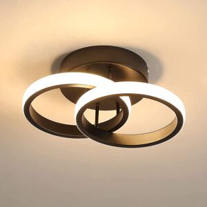 Pheashine Modern LED Ceiling Light 22W Warm White 3000K in Black Black Pheashine Modern LED Ceiling Light 22W Warm White 3000K in Black Black