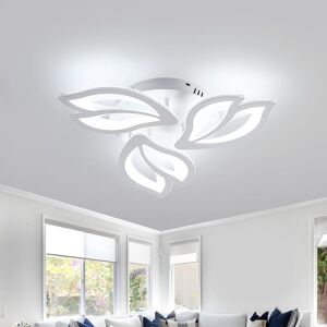 COMELY 40W Creative Magnolia Petal Design Ceiling Light, White, 6500K in White White COMELY 40W Creative Magnolia Petal Design Ceiling Light, White, 6500K in White White