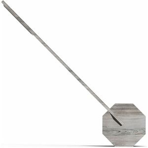 Gingko Design Octagon Portable One Desk Lamp - Ash in White White Gingko Design Octagon Portable One Desk Lamp - Ash in White White