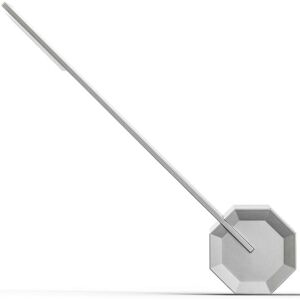 Gingko Design Octagon Portable One Desk Lamp - Silver Silver Gingko Design Octagon Portable One Desk Lamp - Silver Silver