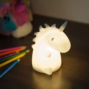 Xample White Childrens Unicorn Lamp LED Uni Night Light Girls Bedroom Table Desk Décor White Xample White Childrens Unicorn Lamp LED Uni Night Light Girls Bedroom Table Desk Décor White