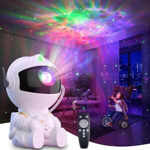 Dragodirect Astronaut Galaxy Project Starry Sky Night Light Projector Nebula Ceiling Projection Lamp in White White Dragodirect Astronaut Galaxy Project Starry Sky Night Light Projector Nebula Ceiling Projection Lamp in White White
