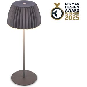 BRILONER Riffle Dimmable Rechargeable USB C Design Award LED Table Lamp in Black Black BRILONER Riffle Dimmable Rechargeable USB C Design Award LED Table Lamp in Black Black